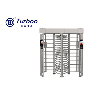 100-240 فولت كامل الارتفاع بوابة الباب الدوار SUS304 مادة RS485 التحكم التلقائي في الوصول Turboo